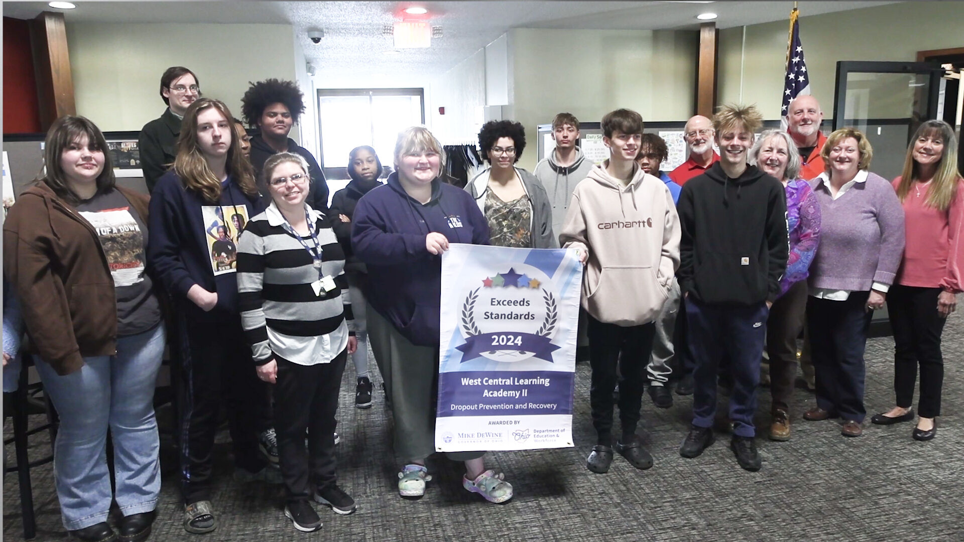 West Central Learning Academy honored for high marks on state report card
